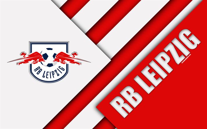 Download wallpapers RB Leipzig FC, 4k, material design, emblem, german football club, logo, Bundesliga, whi… | Rb leipzig, German football clubs, Football wallpaper