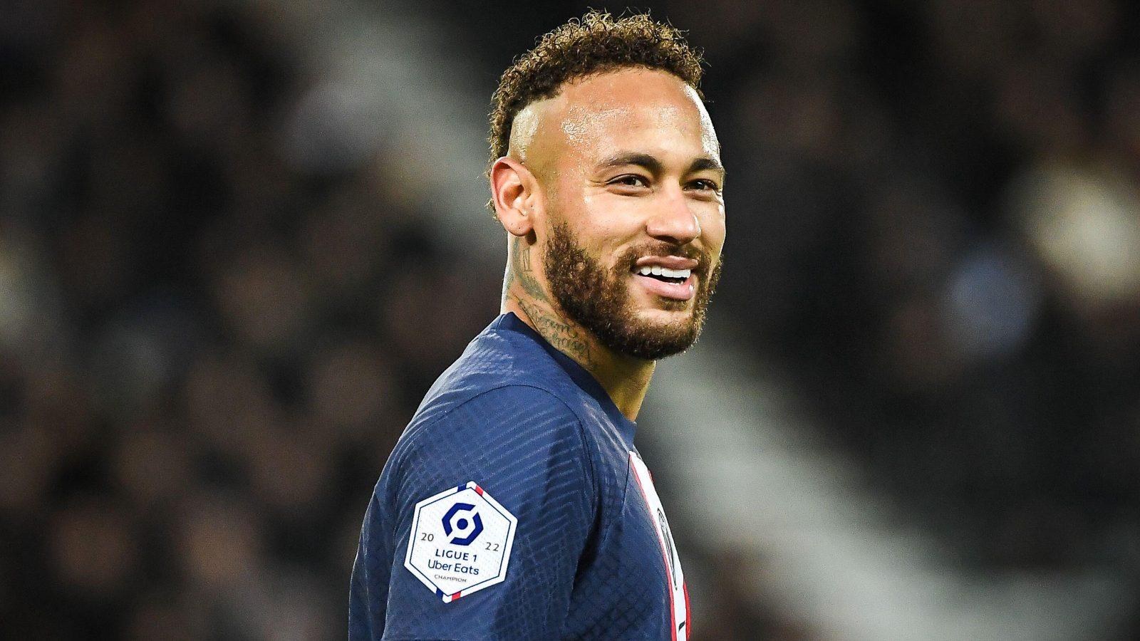 NEYMAR JR of PSG during the French championship Ligue 1 football match between Paris Saint-Germain and SCO Angers on January 11, 2023 at Parc des Princes stadium in Paris, France