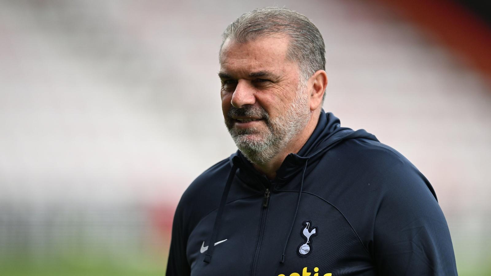 Vitality Stadium, Boscombe, Dorset, UK. 26th Aug, 2023. Premier League Football, AFC Bournemouth versus Tottenham Hotspur; Ange Postecoglou Manager of Tottenham Hotspur inspects the pitch before kick off.