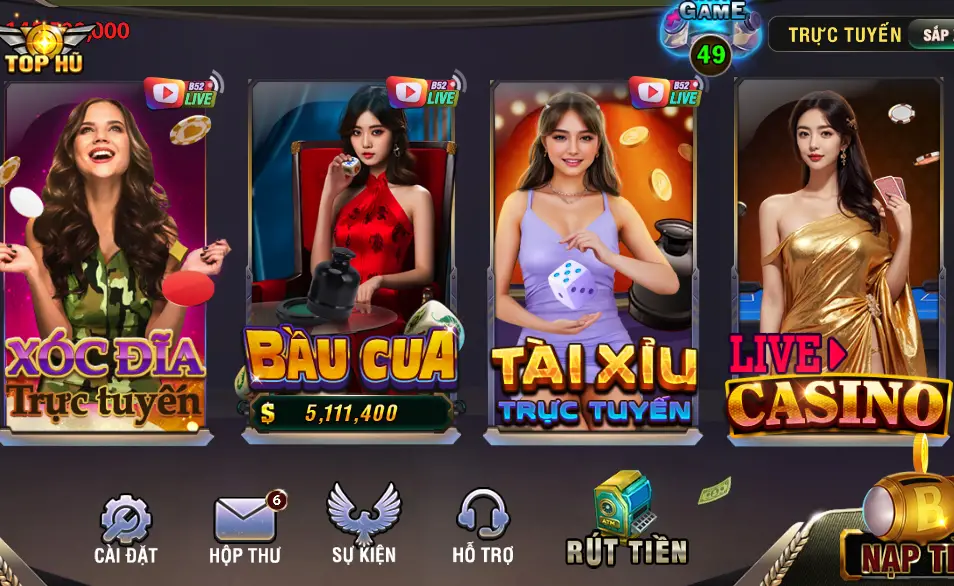 Casino B52club – Sảnh chơi cá cược đang rất được ưa chuộng