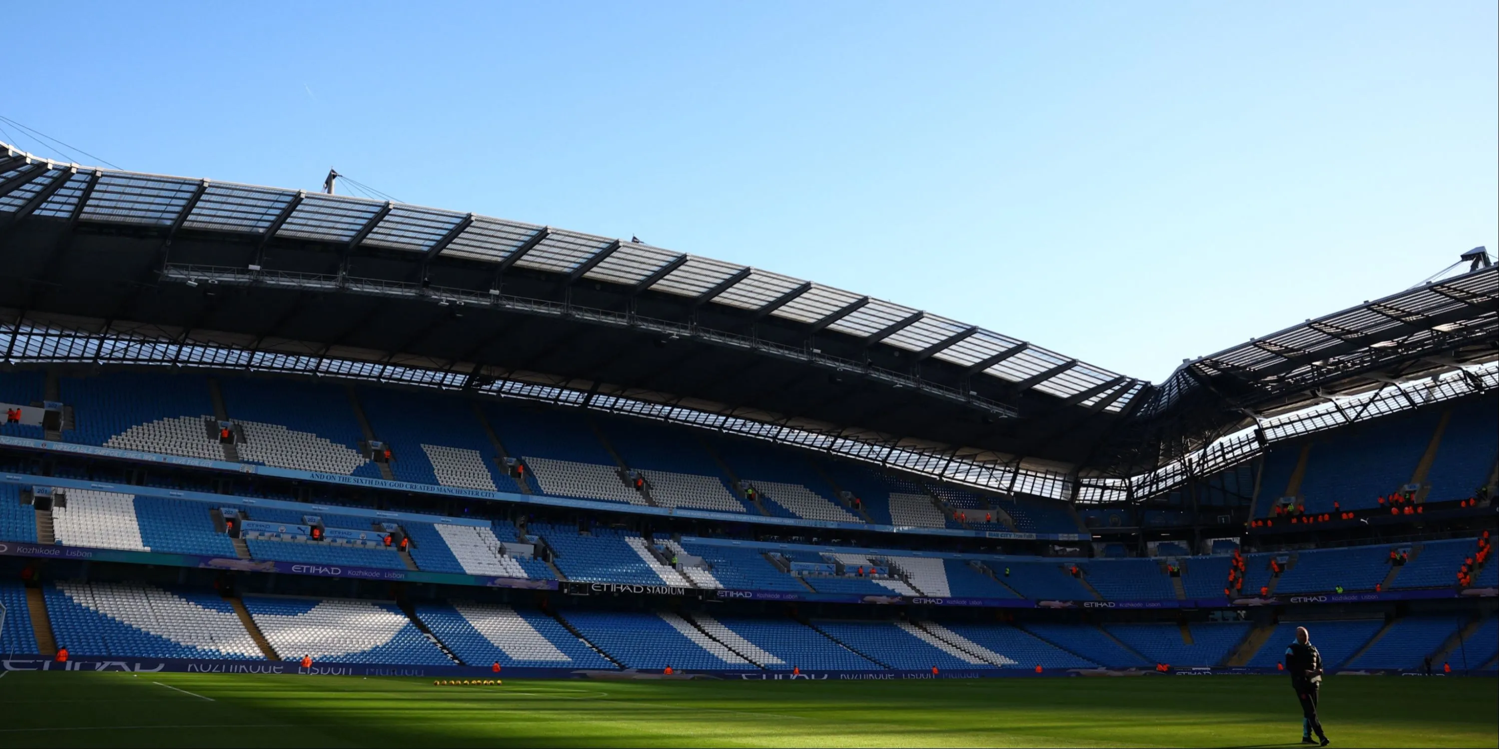 Sân vận động Etihad nơi diễn ra các trận đấu của Man City