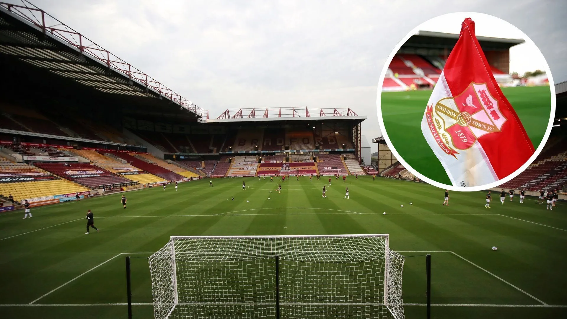 Botan Ameen trong màu áo Swindon Town - tài năng trẻ được khuyên ở lại để phát triển