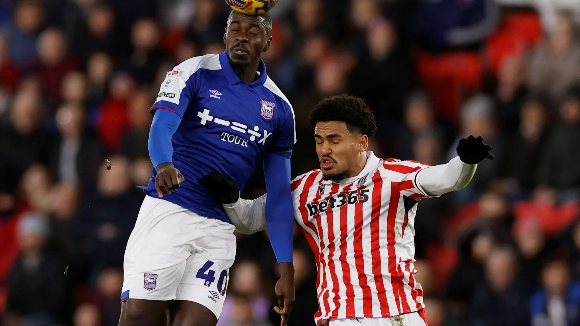 Cầu thủ Ipswich Town thi đấu tại giải Championship mùa trước