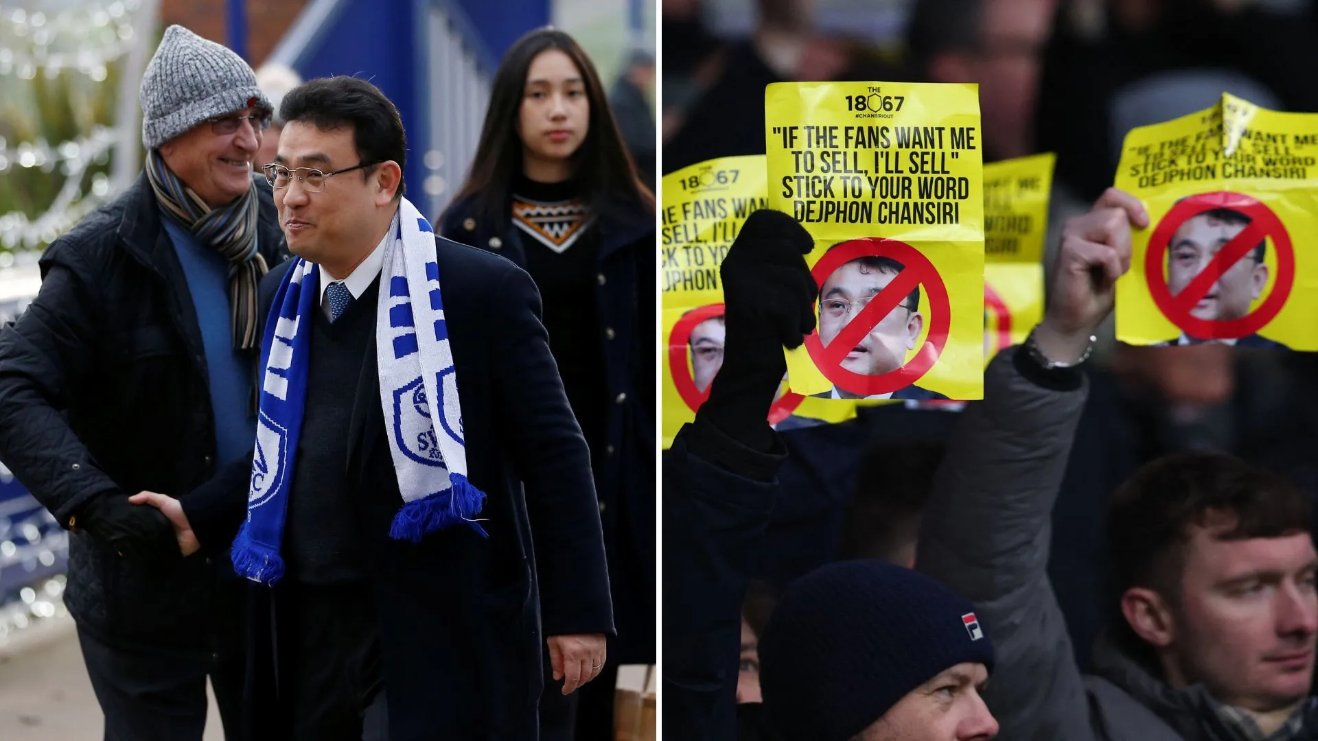 Cổ động viên Sheffield Wednesday biểu tình phản đối chủ sở hữu Dejphon Chansiri