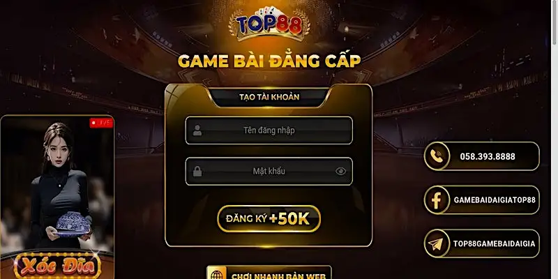 Cổng game Top88 – Địa chỉ cá cược trực tuyến say mê cược thủ 13 Cổng game Top88 – Địa chỉ cá cược trực tuyến say mê cược thủ