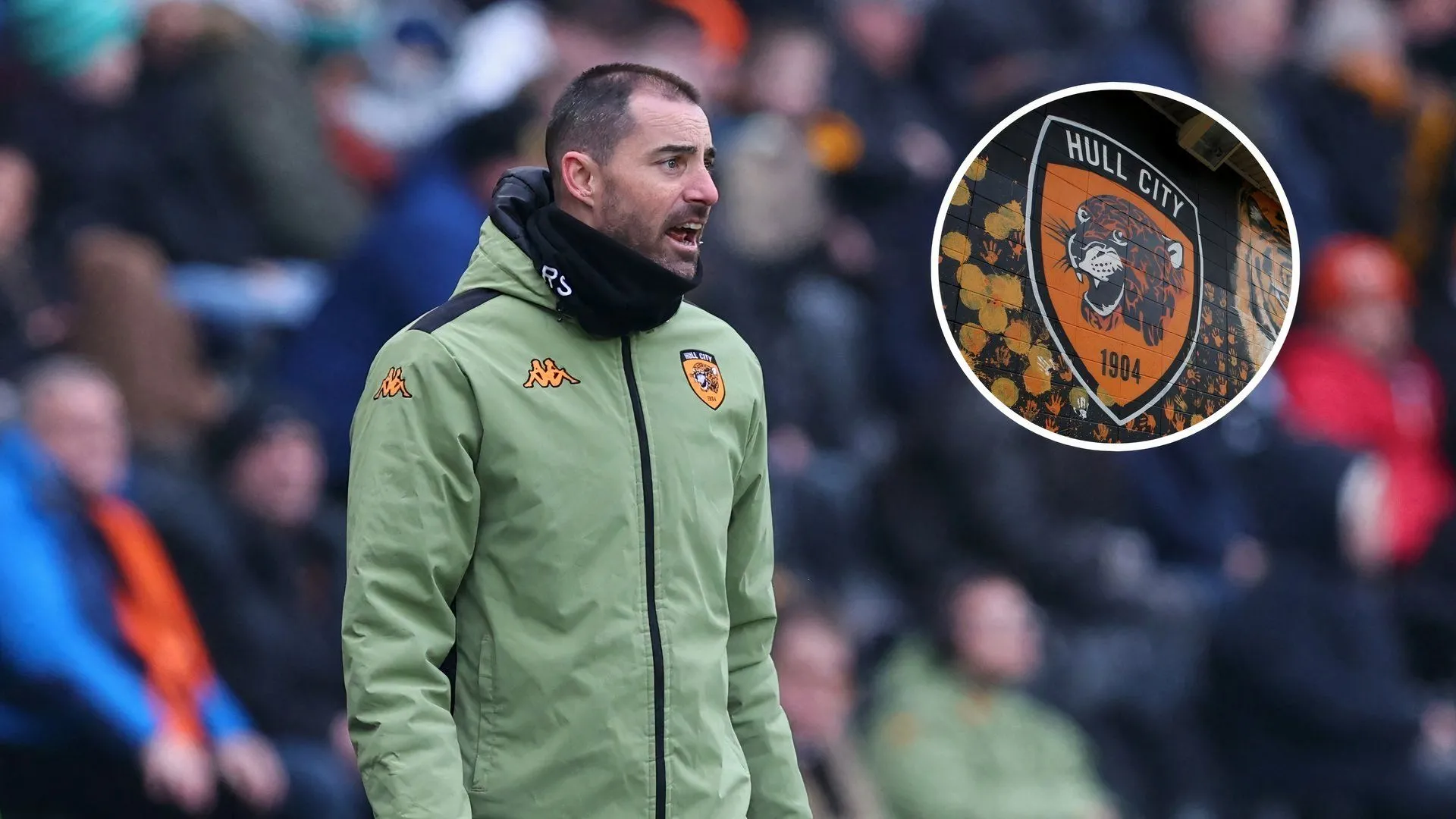 HLV Ruben Selles trong trận đấu cùng Hull City