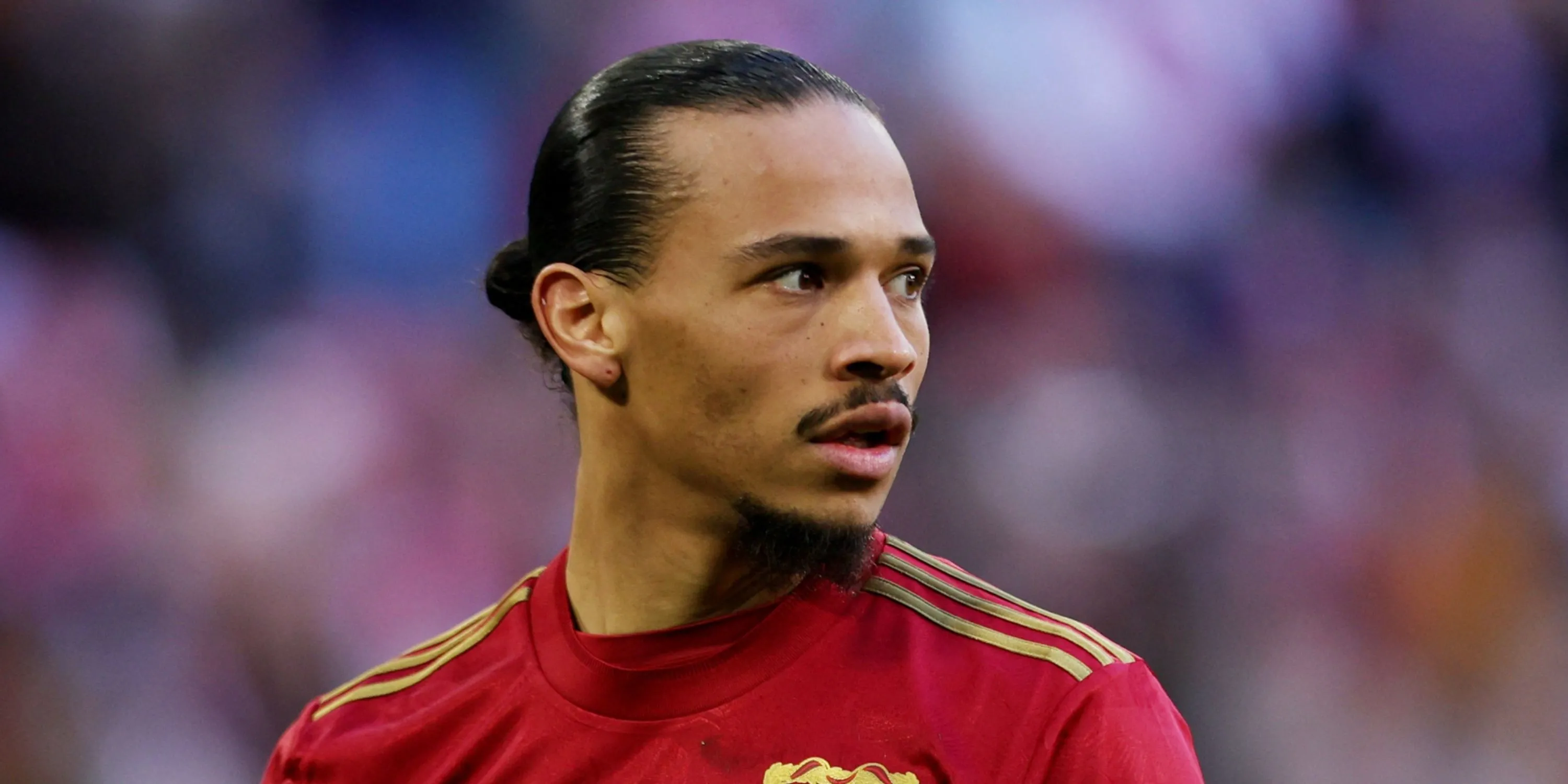 Leroy Sané trong màu áo Bayern Munich thi đấu tại Bundesliga