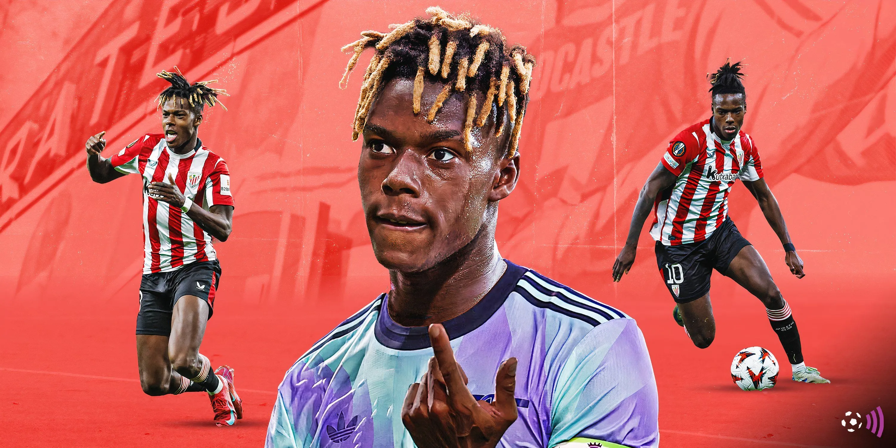 Nico Williams trong màu áo Athletic Bilbao mục tiêu chuyển nhượng của Arsenal