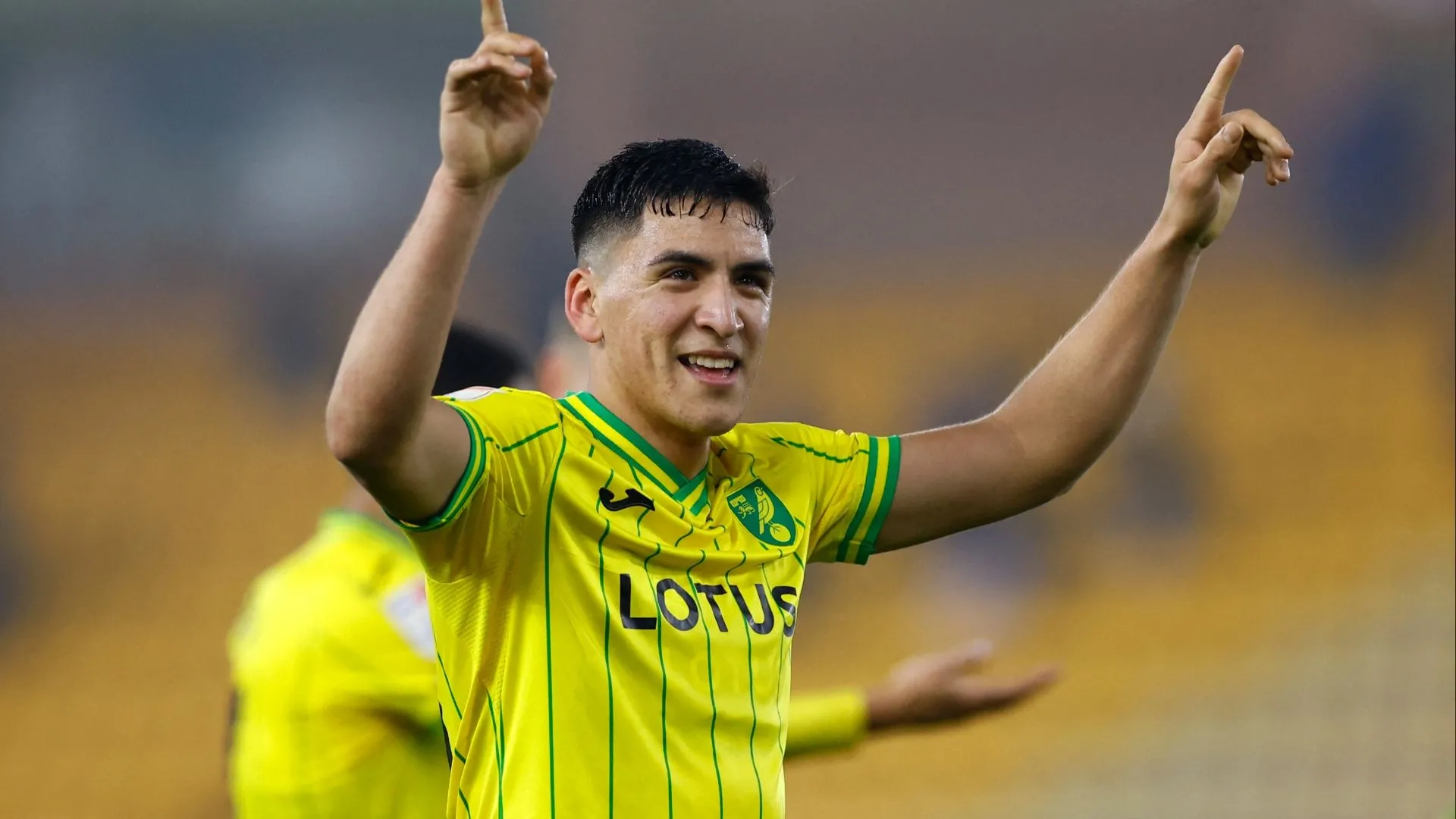 Tiền vệ Marcelino Nunez trong màu áo Norwich City