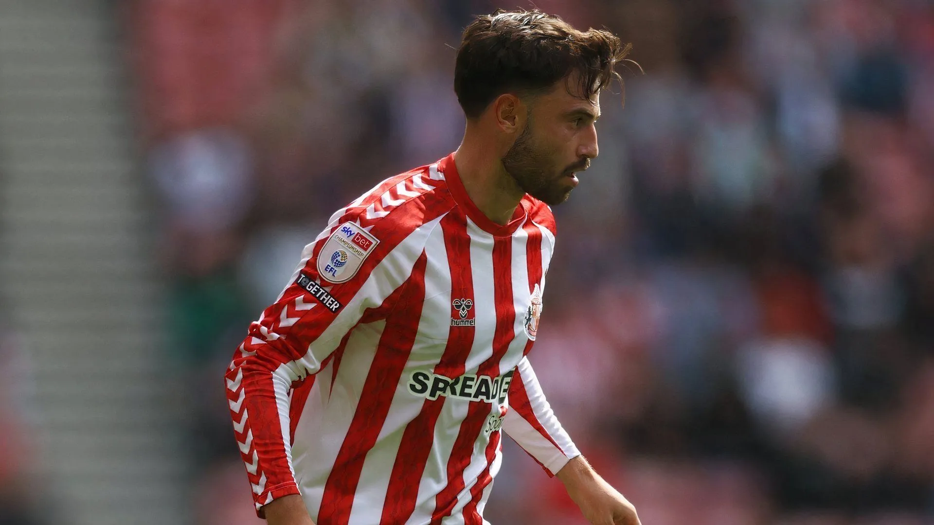 Tiền vệ Patrick Roberts trong màu áo Sunderland