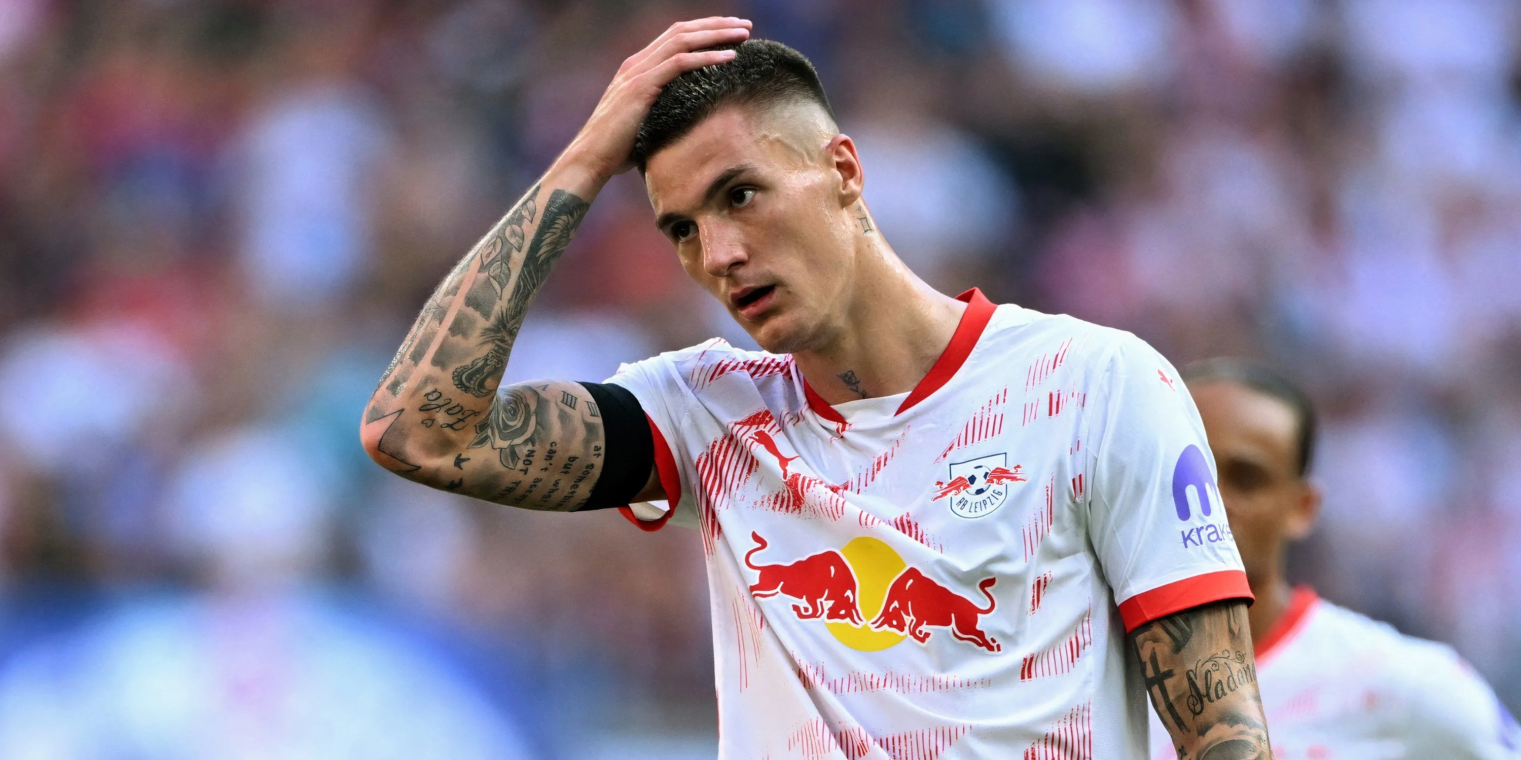 Benjamin Sesko thi đấu cho RB Leipzig tại Bundesliga