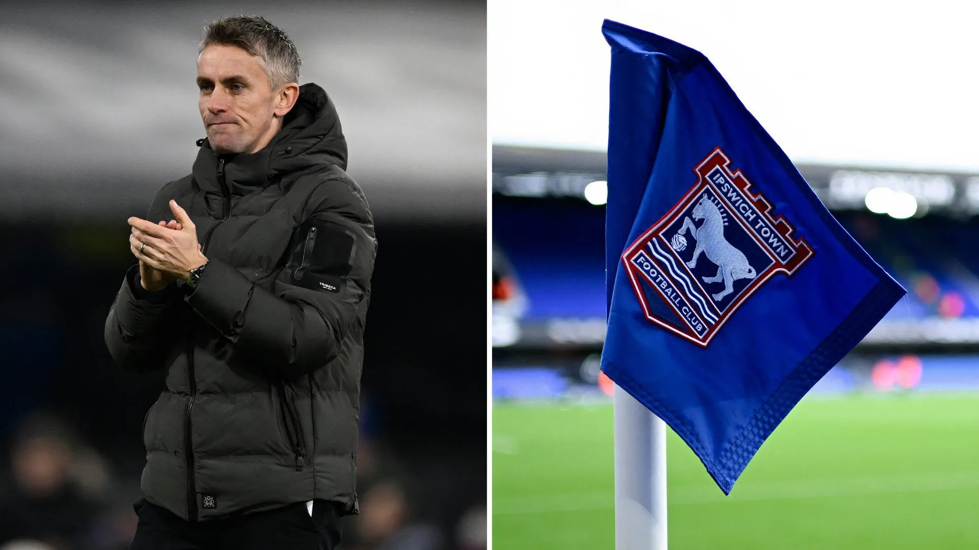 HLV Kieran McKenna trên sân tập Ipswich Town