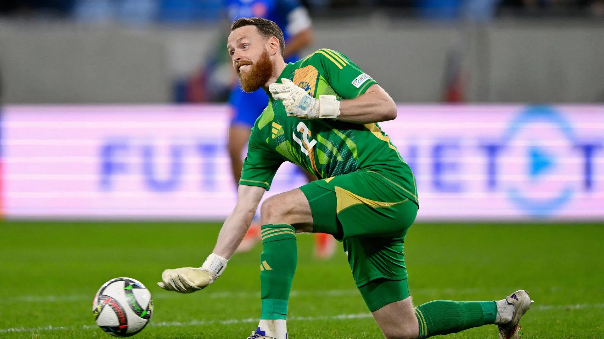 Thủ môn Viktor Johansson trong màu áo Stoke City