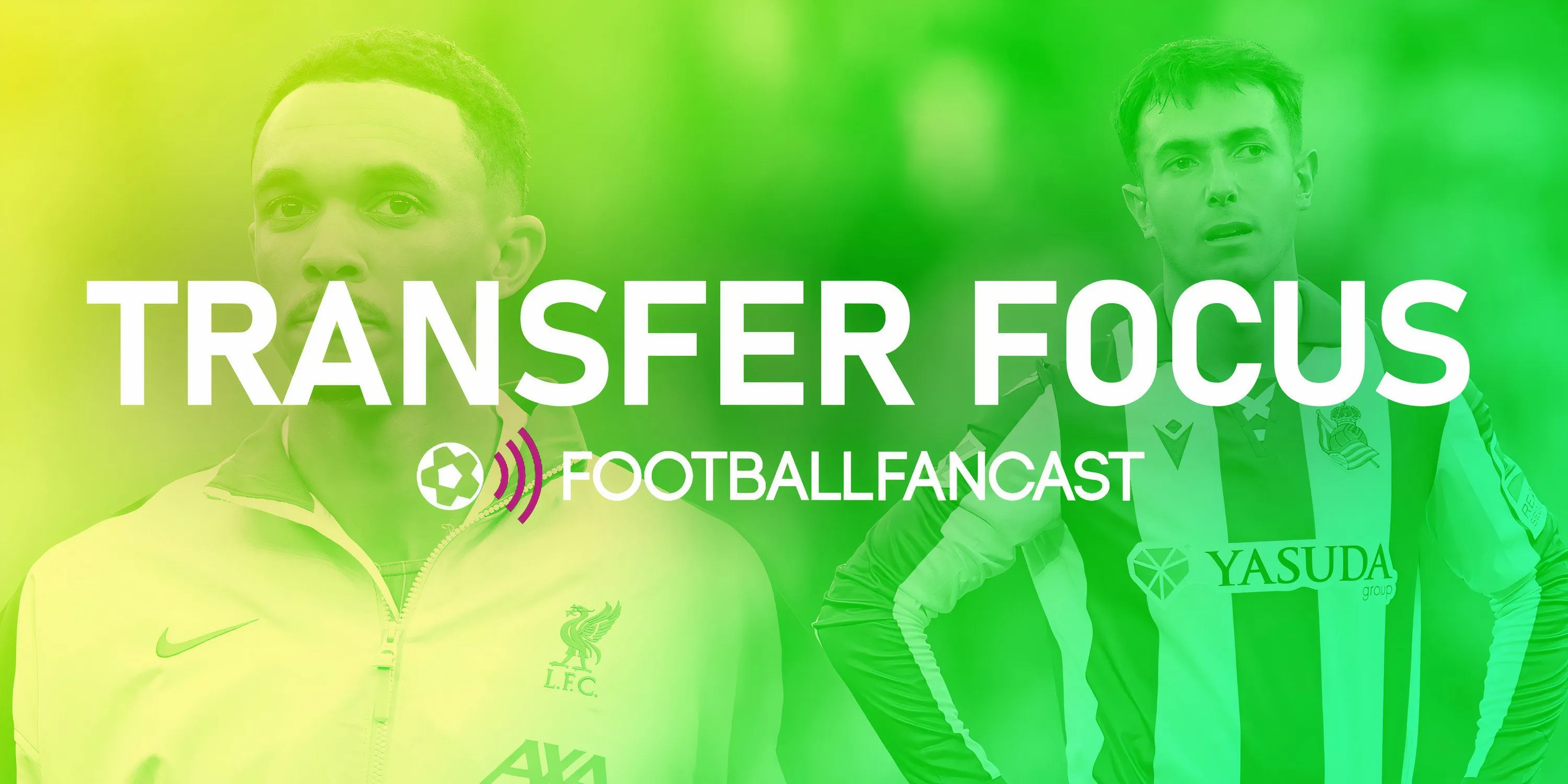 Biểu ngữ 'Tin tức chuyển nhượng' của Football FanCast, minh họa sự chú trọng vào các thương vụ 'bom tấn' và cầu thủ tiềm năng.