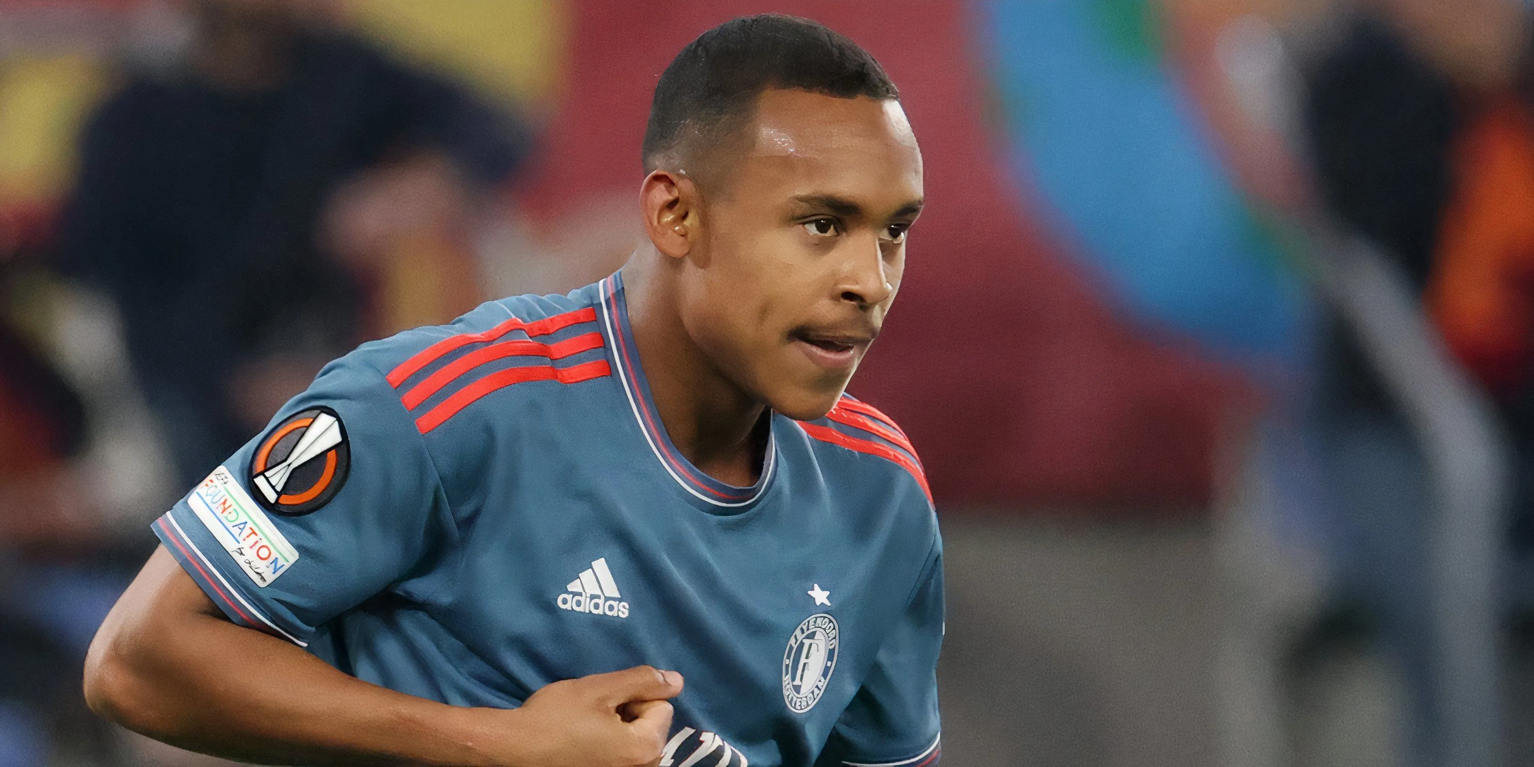 Cầu thủ chạy cánh Igor Paixao trong trận đấu của Feyenoord, mục tiêu chuyển nhượng hàng đầu từng được Leeds United theo đuổi gắt gao.