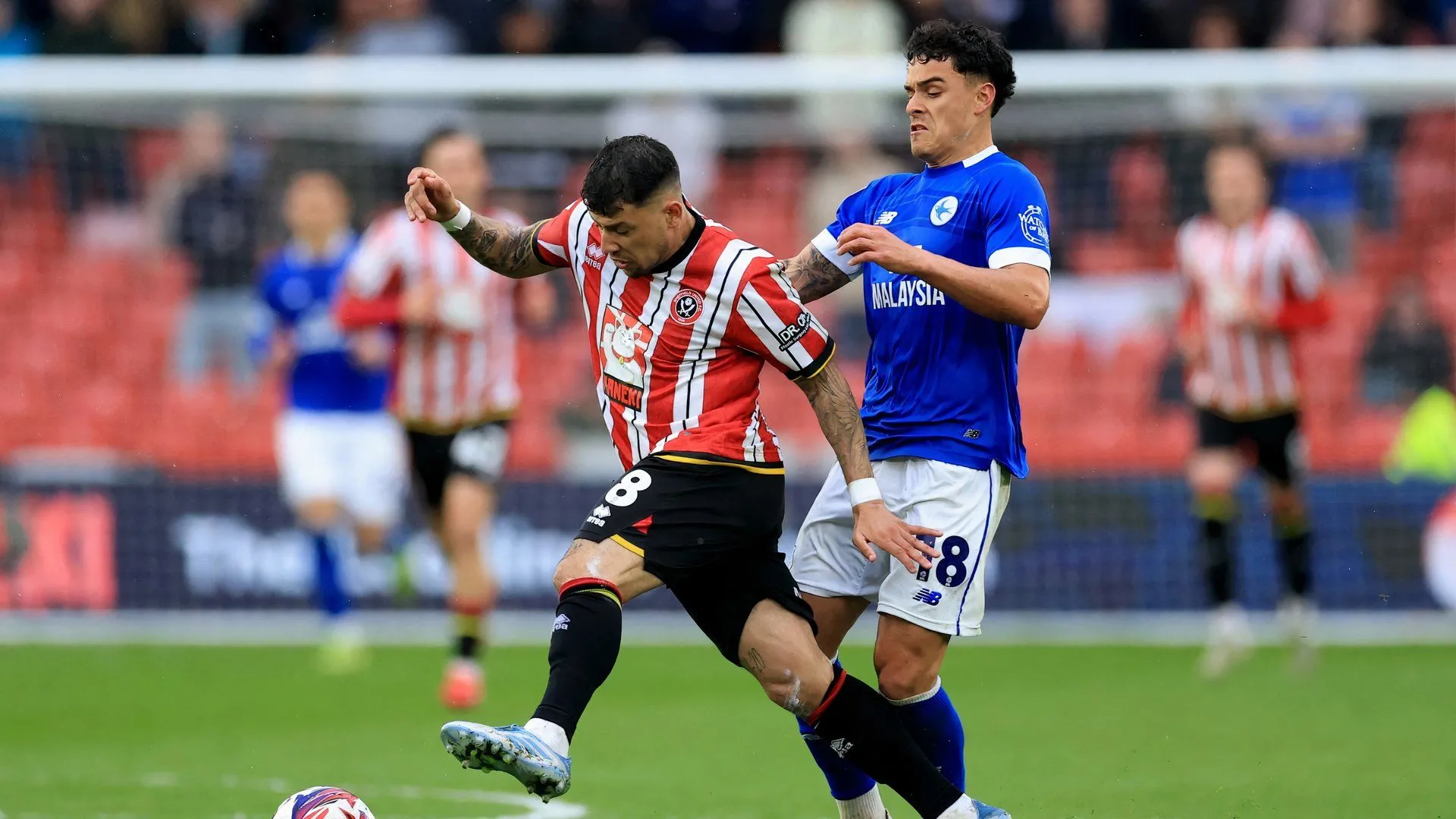 Khung cảnh một trận đấu tại giải Hạng Nhất Anh, giải đấu Ipswich Town sẽ thi đấu mùa tới