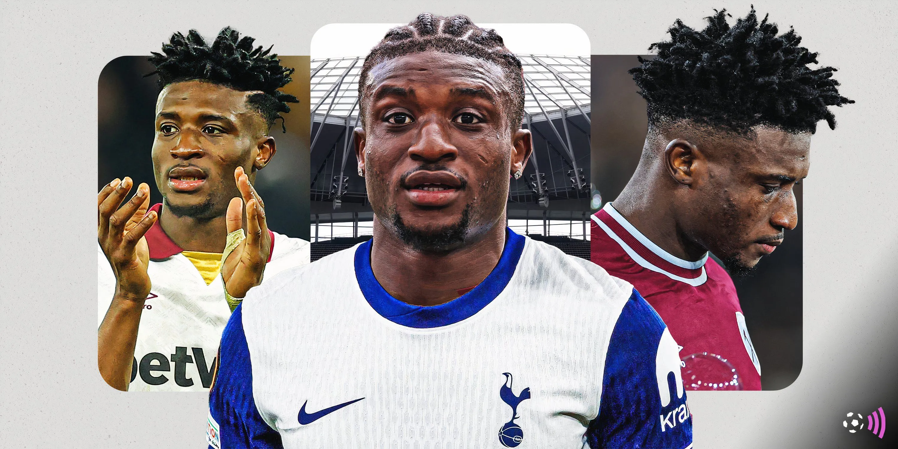 Mohammed Kudus trong màu áo Spurs