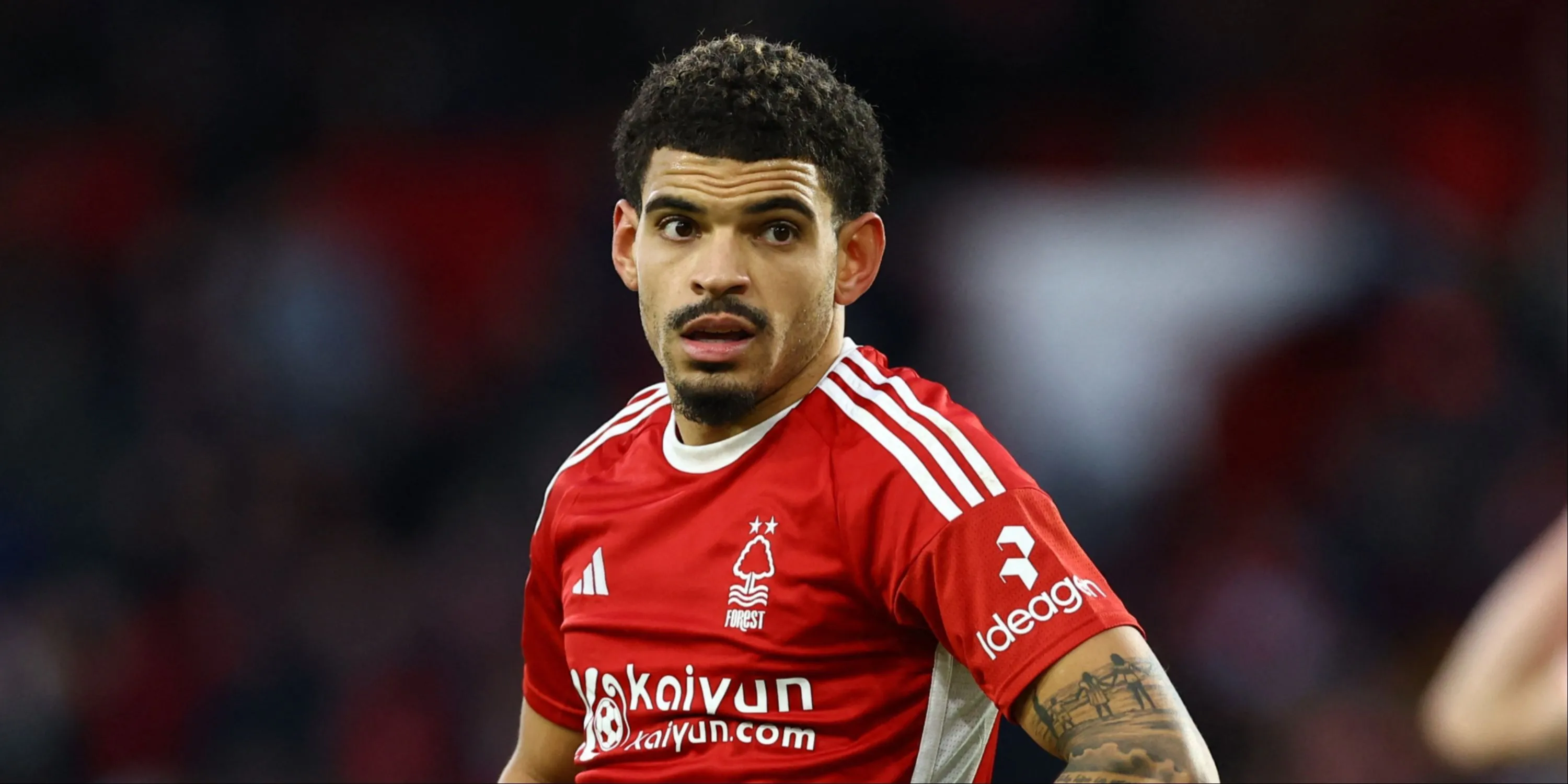 Morgan Gibbs-White khi còn khoác áo Nottingham Forest