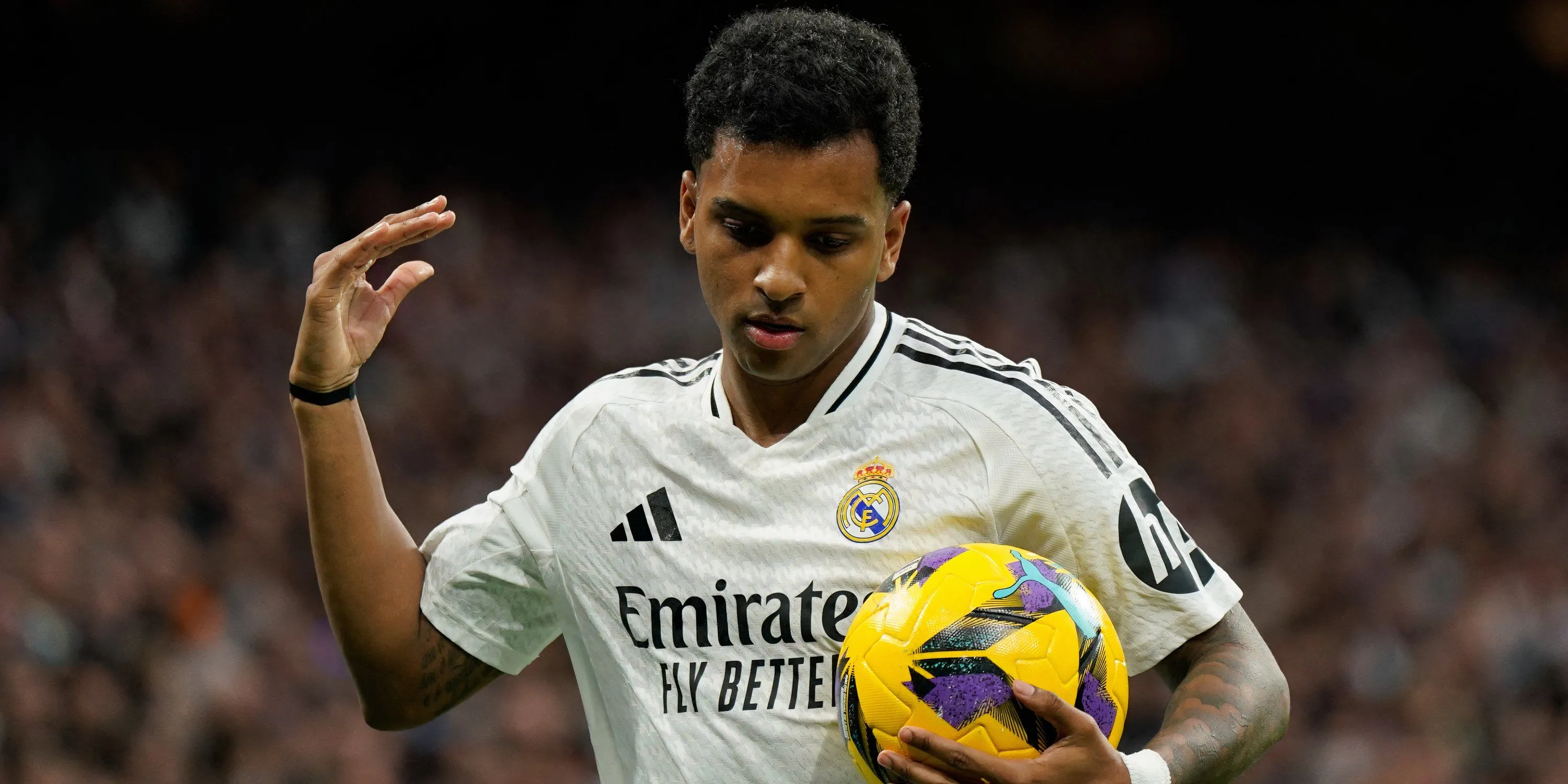 Rodrygo của Real Madrid trong trận đấu