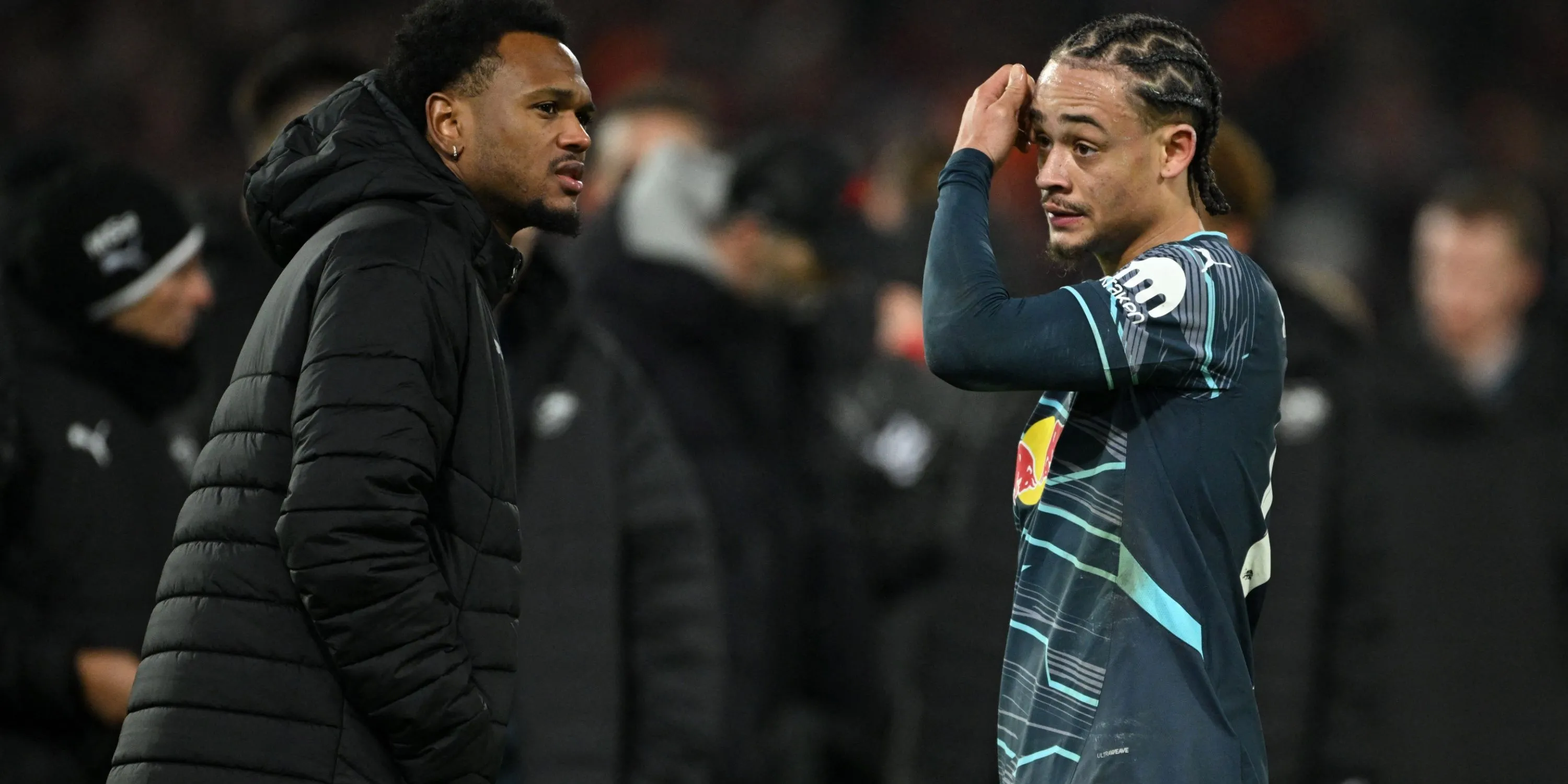 Tiền đạo Lois Openda trong màu áo RB Leipzig, CLB của ngôi sao Xavi Simons đang được Chelsea theo đuổi.