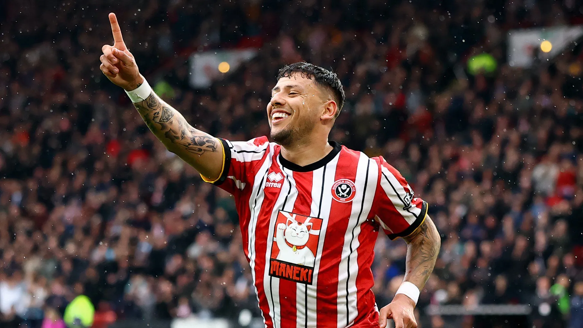 Tiền vệ Gus Hamer trong màu áo Sheffield United thi đấu tại Premier League