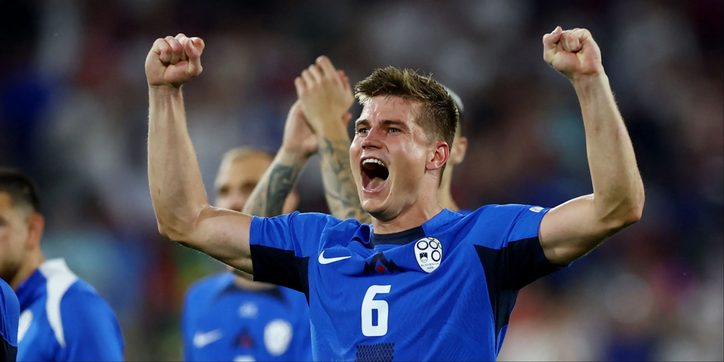 Tuyển thủ Jaka Bijol của Slovenia tại Euro 2024, một trong những tân binh phòng ngự chất lượng của Leeds United.