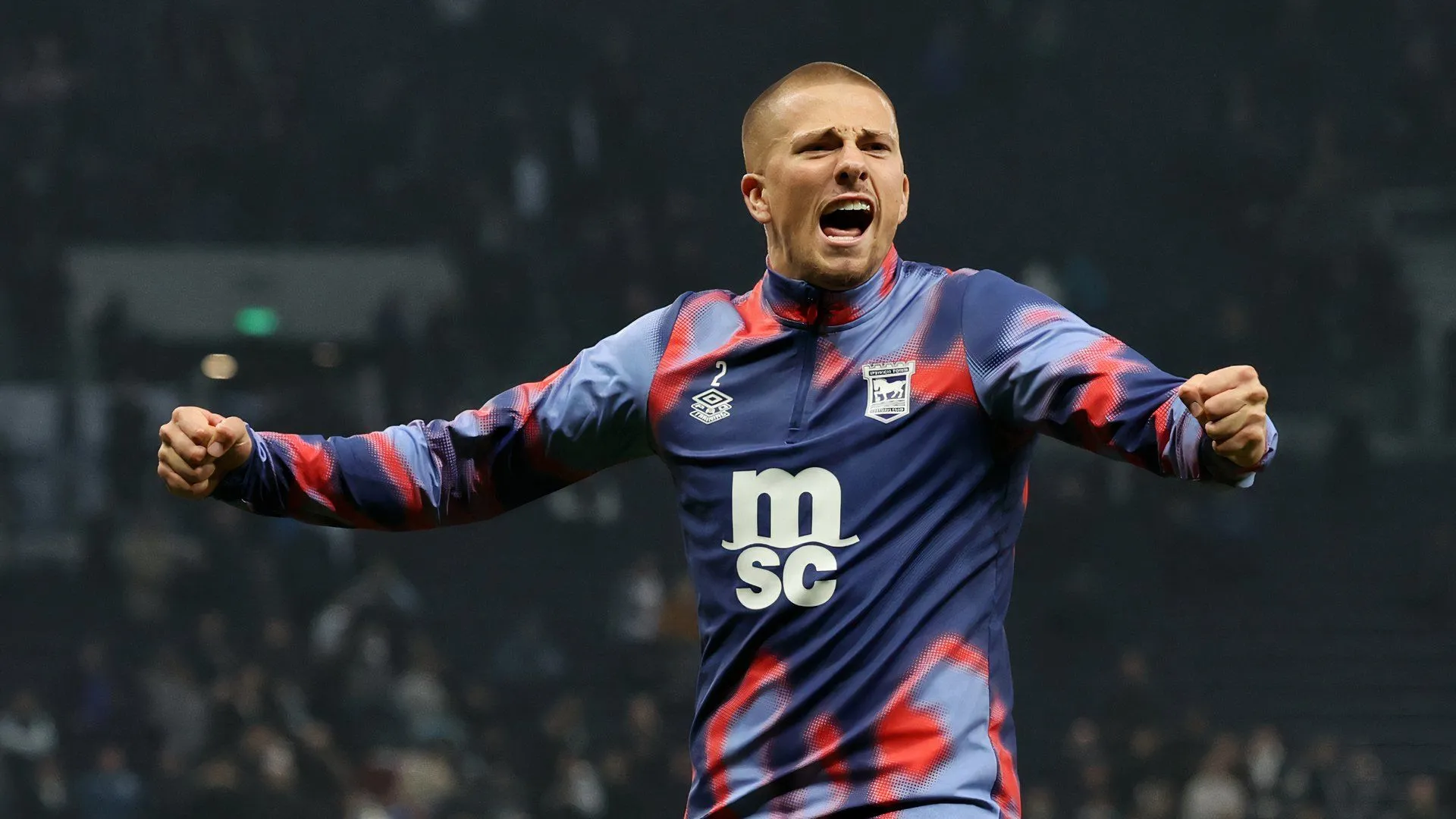 Harry Clarke trong màu áo Ipswich trước khi gặp khó ở Premier League