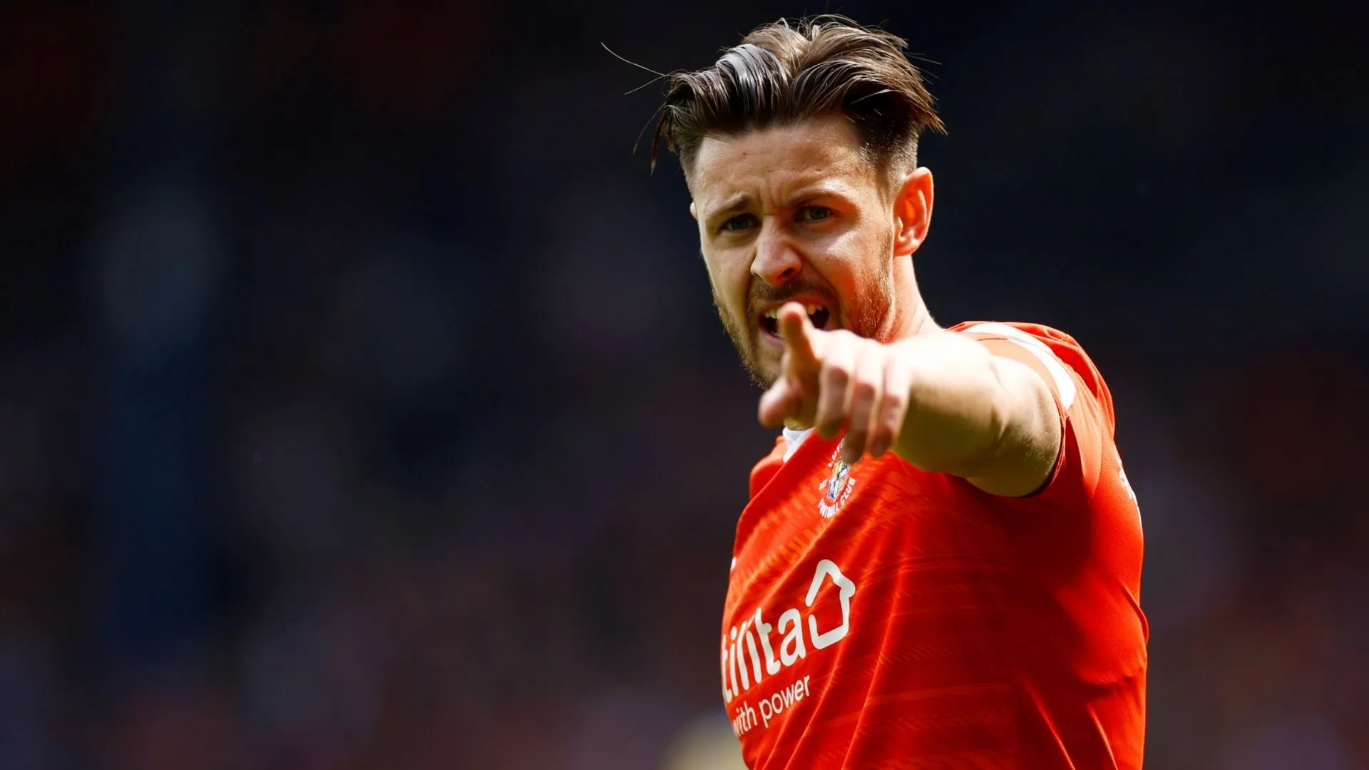 Harry Cornick trong màu áo Luton Town thời kỳ trước