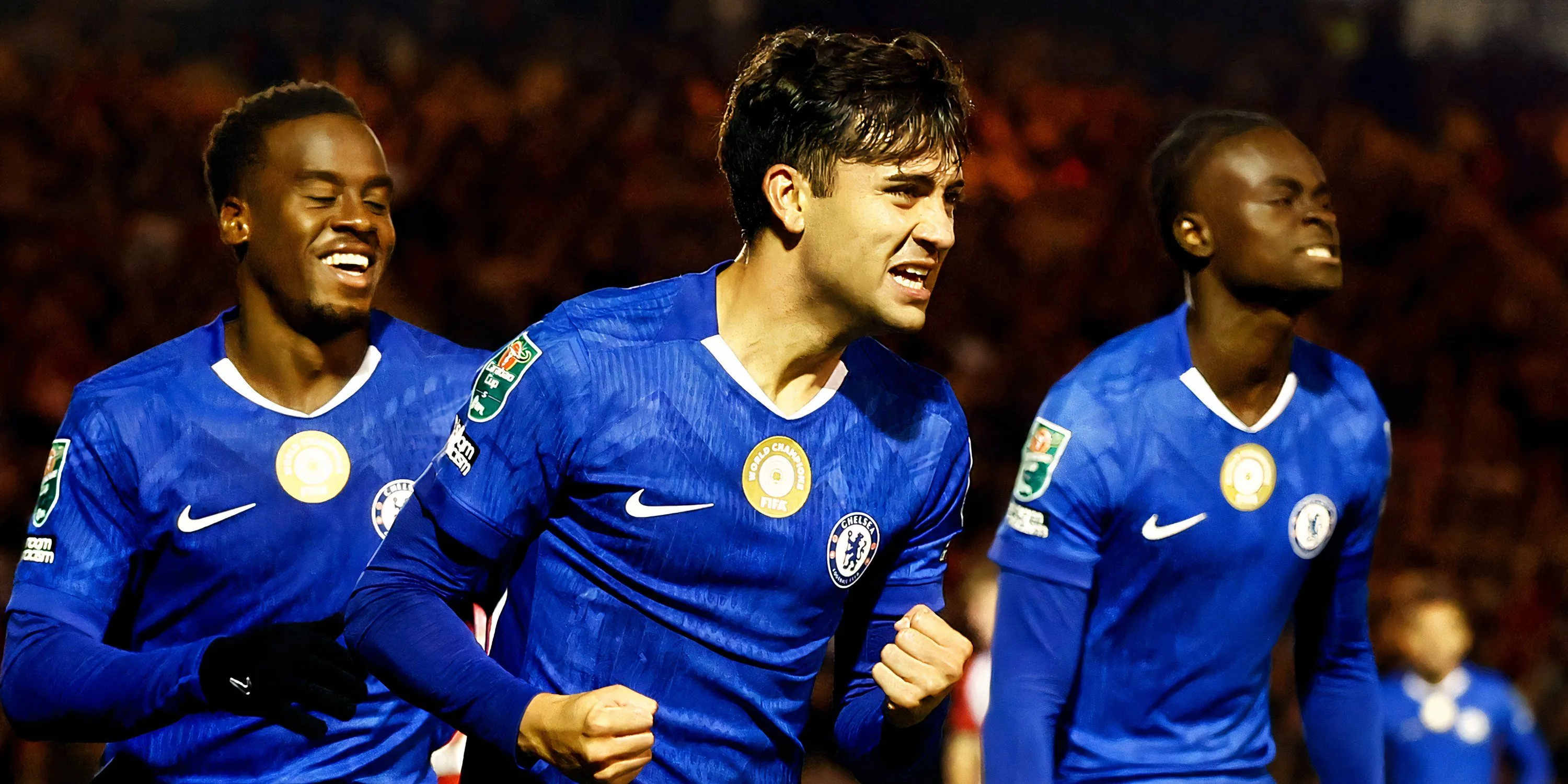 Facundo Buonanotte trong quá trình tập luyện tại Chelsea