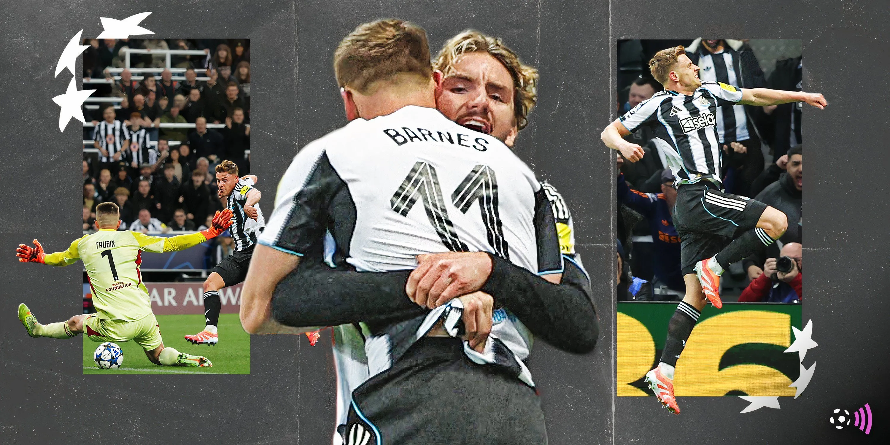 Harvey Barnes tỏa sáng cho Newcastle
